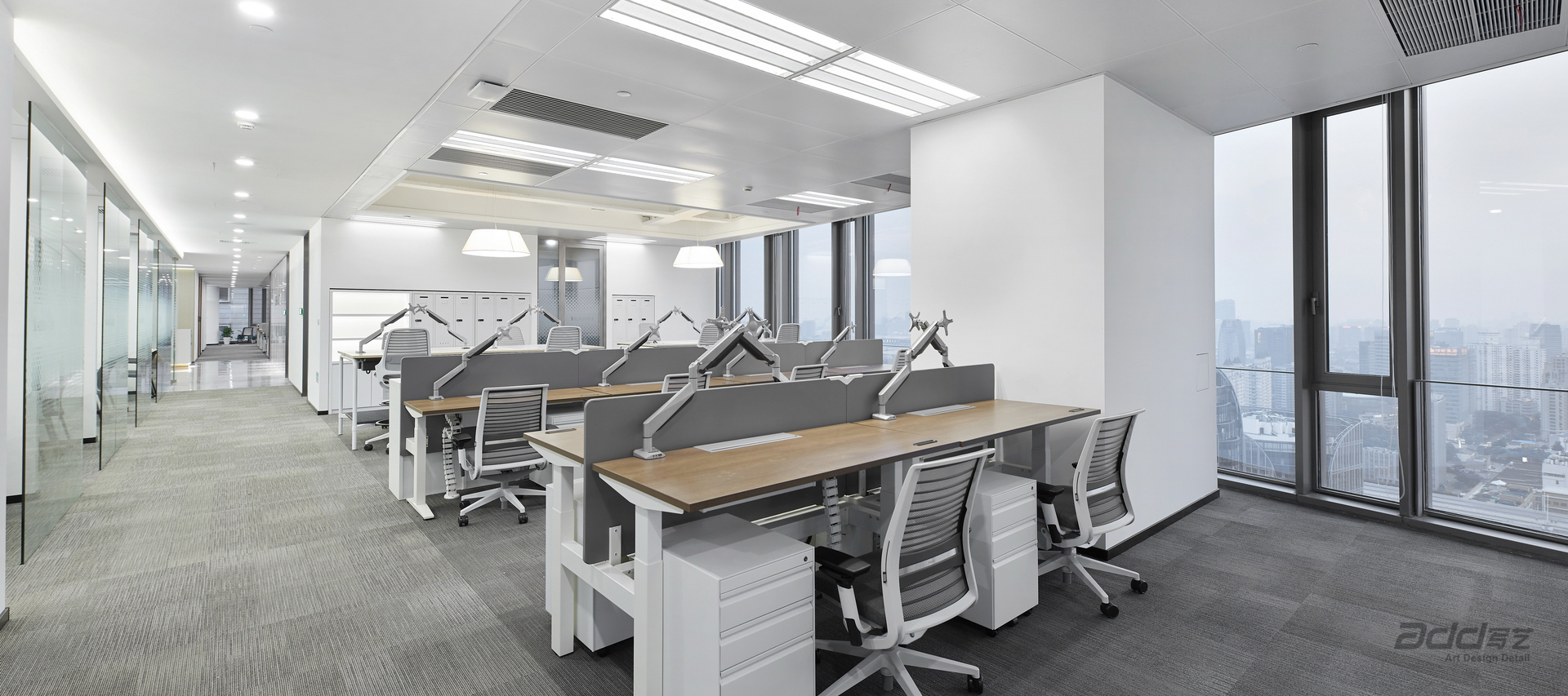 雅?；まk公室裝修-辦公區(qū)-pc