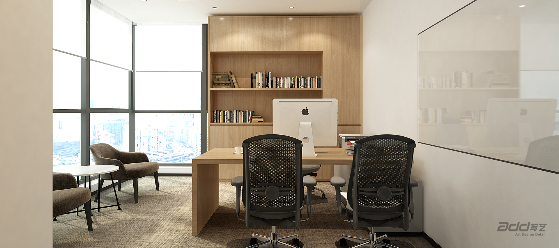 復星保德信辦公室設計 經(jīng)理辦公室-pc