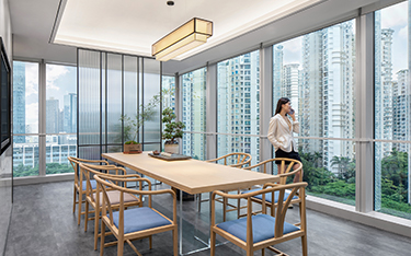 辦公室裝修細節配圖-深圳明源云